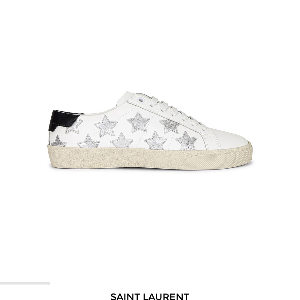 Saint Laurent Court Classic Star Sneakers - Picture 7 of 11